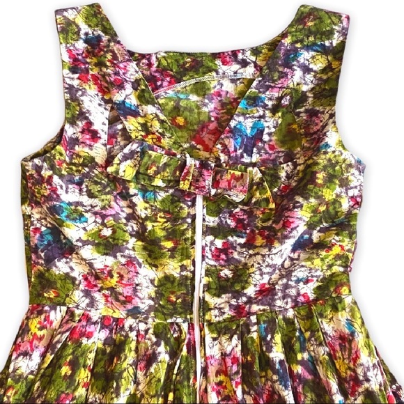 Bar III | 💎 Abstract Floral Fit and Flare Mini Dress. - Picture 9 of 12